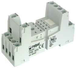 Relpol GZT2 Relé foglalat, R2N reléhez, szürke 8 pin (856048) (856048)