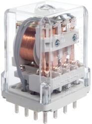 Relpol R15-2014-23-1110-KL Ipari relé, 4C/O, 10A, 110VDC, LED + tesztkar (863942) (863942)