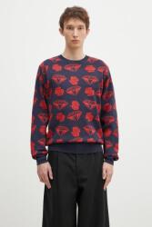 Billionaire Boys Club gyapjúkeverék pulóver Diamonds & Dollars Knitted Jumper férfi, sötétkék, B24223 - sötétkék L