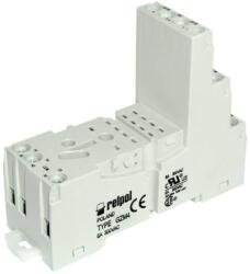 Relpol GZM4 Relé foglalat, R4 reléhez, mini, szürke (857436) (857436)