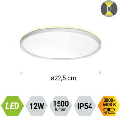 PREZENT 27304 Cordia 22, 5x3cm, 1500lm, 3000-6000K, IP54 mennyezeti lámpa (27304) - lampaorias