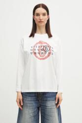 MM6 Maison Margiela pamut hosszúujjú női, fehér, S62GD0197 - fehér M