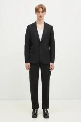 Paul Smith gyapjú öltöny barna, sima, M1R-1457-M00001 - fekete 38/48