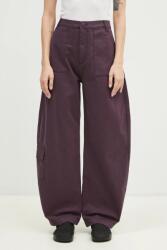 Alpha Industries pamut nadrág Field Pant lila, magas derekú széles, 148021 - lila M