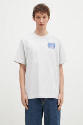 Billionaire Boys Club pamut póló Tropical Crest szürke, férfi, nyomott mintás, B24461 - szürke XXL