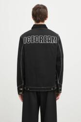 Icecream pamut ing kabát Canvas Lined Work fekete, átmeneti, ICW003 - fekete XL