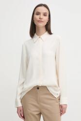 Tommy Hilfiger ing női, galléros, bézs, relaxed, WW0WW44045 - bézs 42