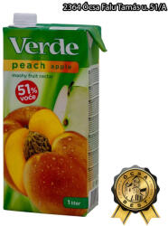 Verde 1l őszibarack-alma gyümölcslé 51%