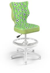 ENTELO Scaun ergonomic pentru copii ajustabil pe înălțime 119-142 cm - mingi de fotbal