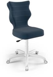 ENTELO Scaun ergonomic pentru birou ajustat la înălțimea de 146-176, 5 cm - albastru marinăresc