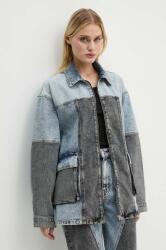 Rotate farmerdzseki Oversized Patchwork Jacket női, átmeneti, oversize, 1128221603 - kék 36