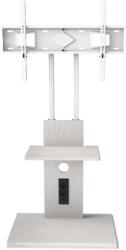 TECHLY ICA-TR57PDU fix padlóállvány 32-70" LCD/LED kijelzőhöz, fehér (8058956621727)
