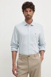 Tommy Hilfiger pamut ing férfi, olasz galléros, slim, MW0MW35805 - kék 41
