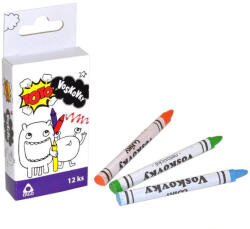 Wiky Színes zsírkréta készlet háromszögletű 12 db-os (831141)
