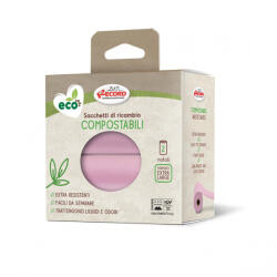 Rinaldo Franco spa Pungi igienice compostabile, pentru caini - set 2 role x 15buc. - Roz
