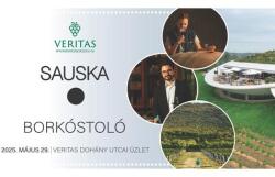 Sauska Borkóstoló - 2025.05. 29. CSÜTÖRTÖK 18: 00-19: 30