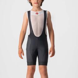 CASTELLI Rövid kerékpáros nadrág kantárral - COMPETIZION KIDS - fekete - holokolo - 30 090 Ft