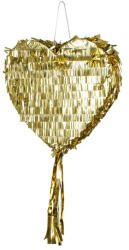 PartyDeco Pinata játék, Arany szív (LUFI694501)