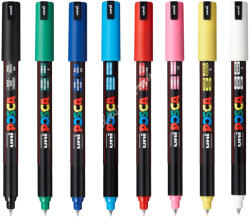  Dekormarker Uni Posca PC-1MR tűhegyű - 22 színben