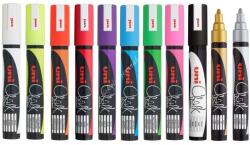  Folyékony kréta Uni Chalk Marker PWE-5M - 11 színben