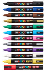 uni Dekormarker Uni Posca PC-5M - 37 színben