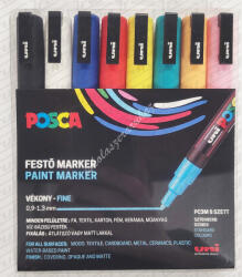 uni Dekormarker Uni Posca PC-3M 8 darabos