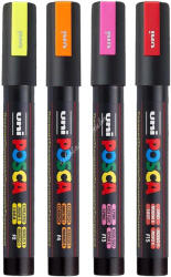 uni Dekormarker Uni Posca PC-5M FLUOR - 4 színben