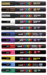  Dekormarker Uni Posca PC-3M - 37 színben