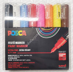 uni Dekormarker Uni Posca PC-1M készlet 8 darabos