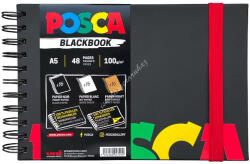 uni Posca BlackBook rajzfüzet
