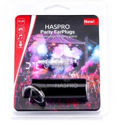 Haspro Partikhoz és koncertekhez készült füldugók - átlátszó, szilikon Party Haspro (1 pár)