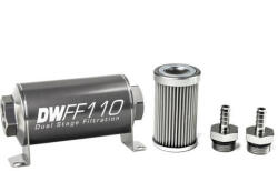 Deatschwerks Universal in-line fuel filter 10 micron 5/16" 110mm