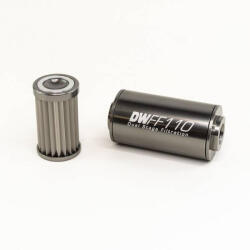 Deatschwerks Universal in-line fuel filter 10 micron AN10 110mm - llracing - 67 360 Ft