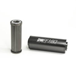 Deatschwerks Universal in-line fuel filter 10 micron AN10 160mm - llracing - 98 000 Ft