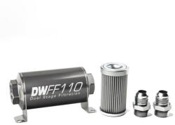 Deatschwerks Universal in-line fuel filter 10 micron AN10 110mm - llracing - 78 540 Ft