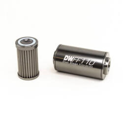 Deatschwerks Universal in-line fuel filter 100 micron AN10 110mm - llracing - 67 170 Ft
