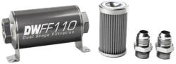Deatschwerks Universal in-line fuel filter 100 micron AN10 110mm - llracing - 77 090 Ft