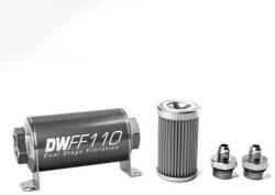 Deatschwerks Universal in-line fuel filter 100 micron AN6 110mm