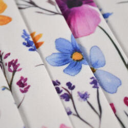 Takoy Pliszírozott gabardin light mezei virágok Fami