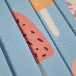 Takoy Pliszírozott gabardin light jégkrémek metálkék