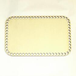  Horgolható tele tábla, mérete: 25x15, 7 cm, vastagsága 3 mm
