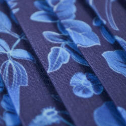 Takoy Pliszírozott jersey Punto di Roma 230g sötét virágok 57
