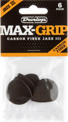 Dunlop 471P3C Nylon Max Grip Jazz III Player Pack Carbon Pengető