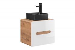 ArtCom Fürdőszoba szekrény mosdóval ARUBA White U60/2 | 60 cm
