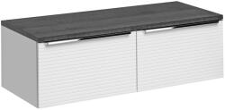 ArtCom Fürdőszoba szekrény felsővel LEONARDO White D120/1 | 120 cm