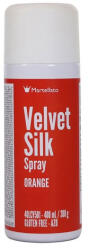 Martellato Spray Colorant Alimentar Portocaliu, Velvet Silk, pentru Glazura si Decorare Torturi, 400 ml (40LCV501)
