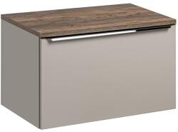 ArtCom Fürdőszoba szekrény felsővel SANTA Fe Taupe D80/1 | 80 cm