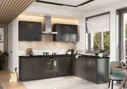 Artstolk Sarokkonyha ANIKA C | 200-260 cm grafit (CKAWGRGR01A1363)