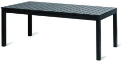 Elvisia Kihúzható alumínium kerti asztal VIVERE | antracit 90 x 200-260 cm