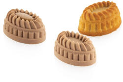 Silikomart Forma Silicon Pleincoeur Oval 5.3 x 3.6 x H 2.5 cm, 15 cavitati x 28 ml (36.446.87.0065)